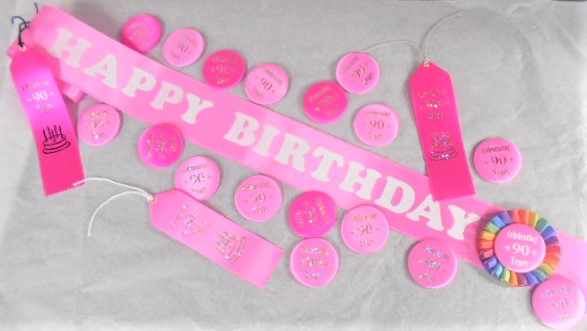 Birthday Ribbons Sash Pack