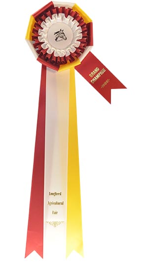 Agriculture Grand Champion Rosette Ribbon