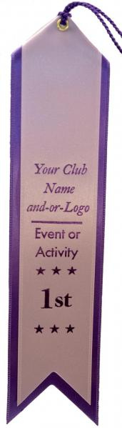 Custom Rosette Event Award Ribbons Canada Double